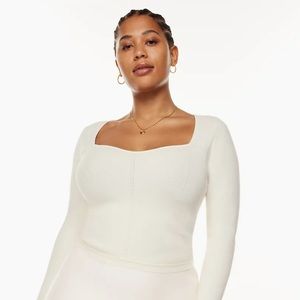 Aritzia Wilfred Tuscany Sweater in Light Birch color